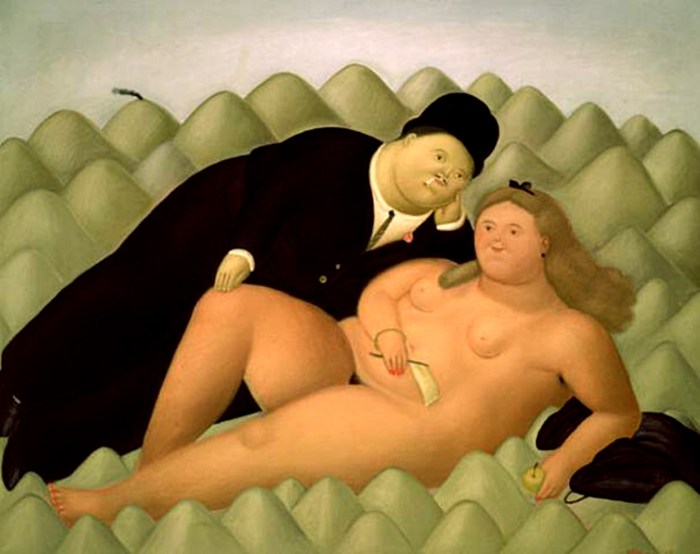 Los Amantes by Fernando Botero